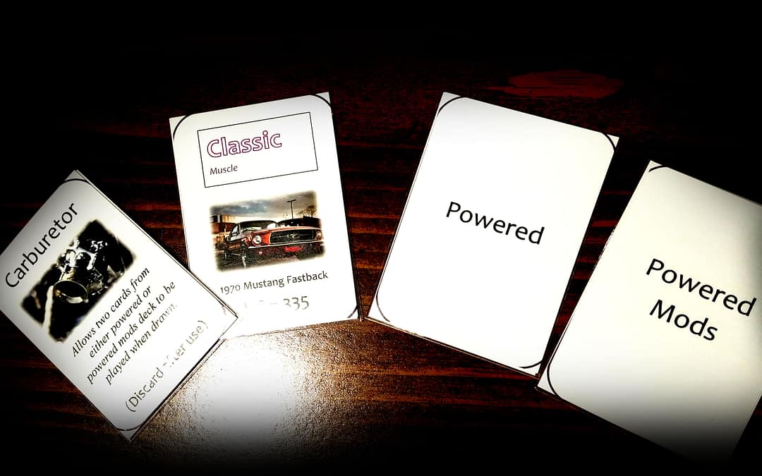 Powered: A Card Game for Car Collector’s and Enthusiast’s