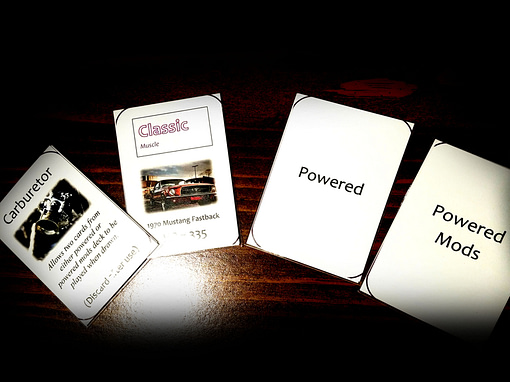 Powered: A Card Game for Car Collector’s and Enthusiast’s